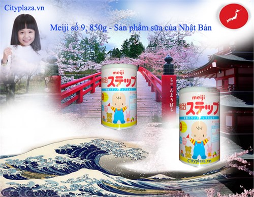 Sữa meiji số 9 hộp 850g - Sản phẩm được nhập khẩu từ Nhật Bản